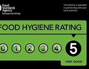 5 star hygiene rating Cranford Catering